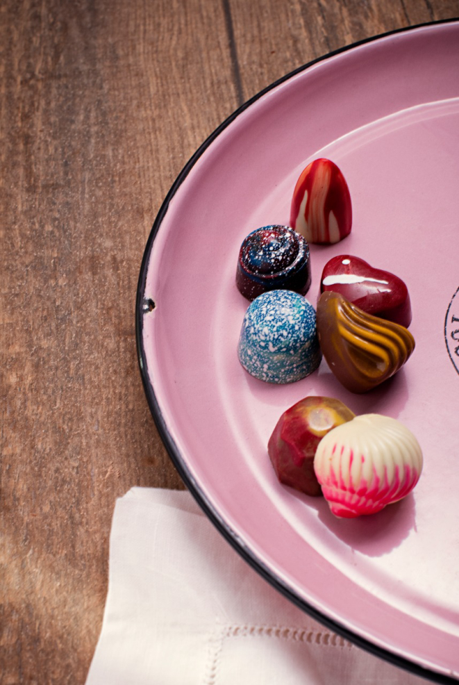 Bombons da Chokolat<br>conquistam pela<br>estética e ganham<br>pelo sabor.