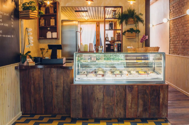 A rede de gelaterias tem unidades apenas em Milão, Nova York e São Paulo. Foto: Bruno Geraldi/divulgação.