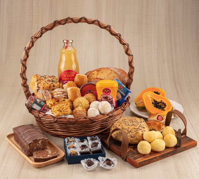 Cesta Paizão da Confeitaria Requinte. Foto: divulgação.