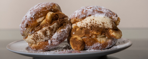 Pela segunda vez, sonho de doce de leite com banana vence como melhor de Curitiba