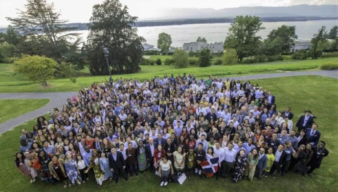 Mais de 400 jovens participaram do encontro em Genebra. Foto: acervo pessoal.