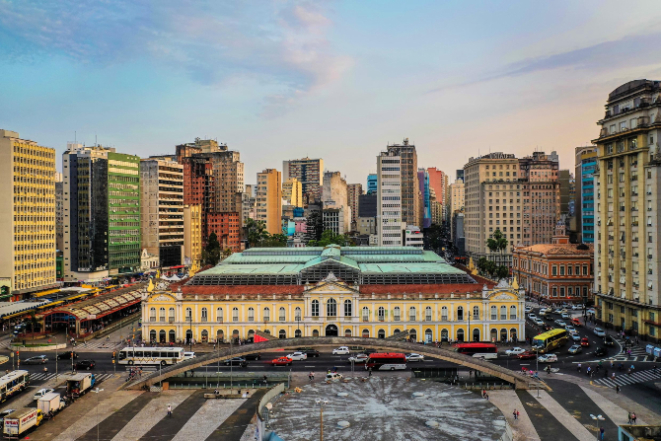 Fachada do Mercado Público de Porto Alegre. Foto: Jeferson Bernardes.