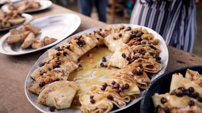 Naleśniki, sobremesa.