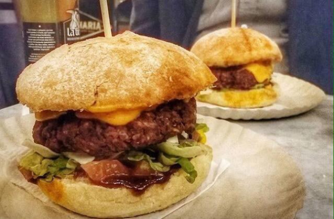 Hambúrguer vegano do Picnicfood. Foto: Divulgação.