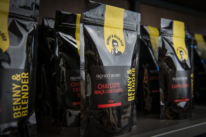 A Benny & Blender disponibiliza a base de preparo das bebidas para quem quiser preparar em casa. Foto: Letícia Akemi/ Gazeta do Povo