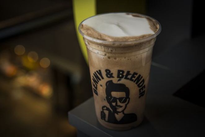 Capuccino do Benny & Blender. Foto: Leticia Akemi/Gazeta do Povo