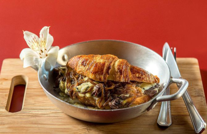 Croissant de mignon do Lüv. Foto: Divulgação