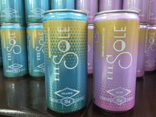 O Del Sole é uma linha de filtrados elaborados com vinho e suco de uva. Foto: divulgação.
