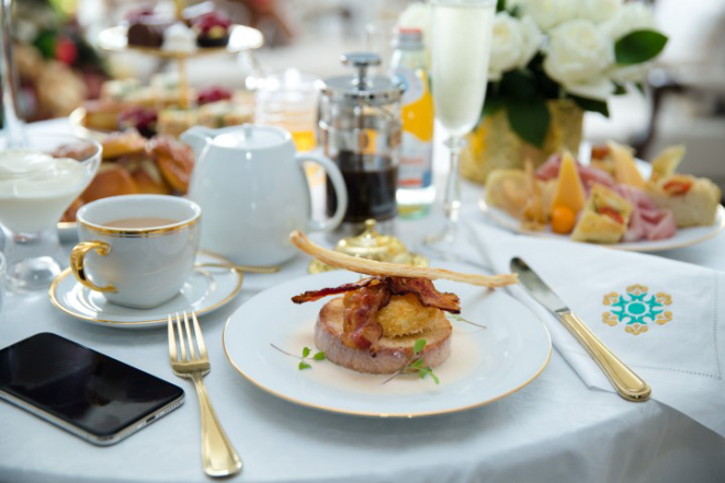 Café da manhã no Villa do Vale, em Blumenau. Foto: Divulgação