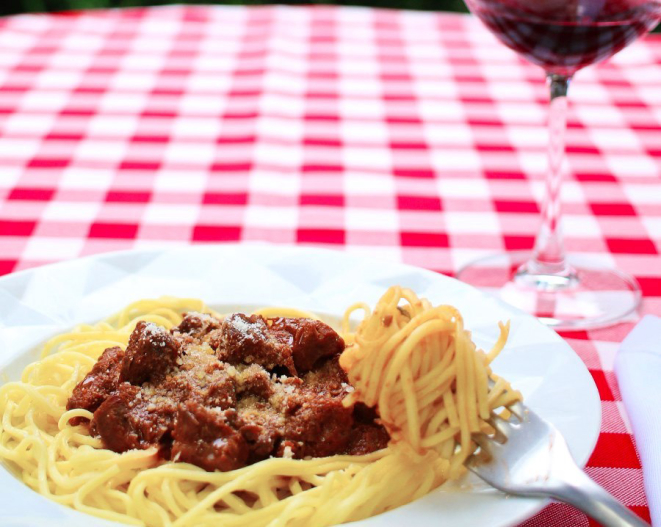 Tagliarini alla bolognese, carro-chefe da Macarronada Italiana. Foto: Divulgação