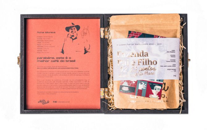 Caixa especial do Pai e Filho, vendida pelo Moka Clube. Foto: Divulgação