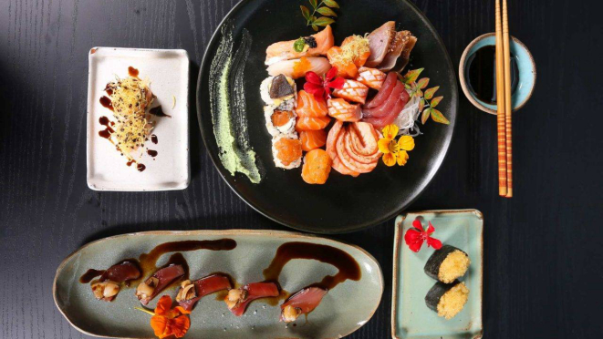 Sushis e combinados criativos do Z. Sushi Lounge Bar.