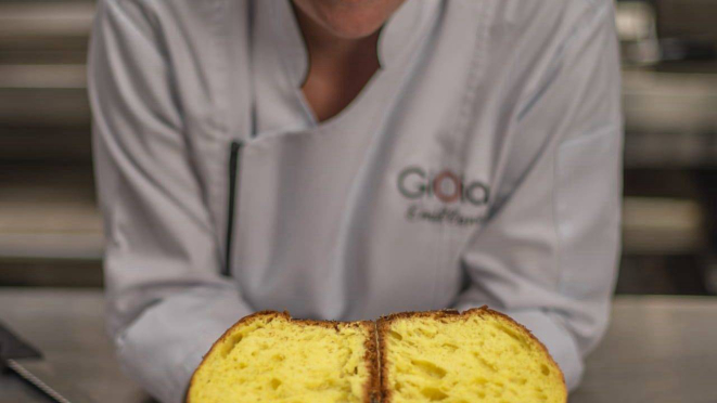 Emillene Stival e seu Quarentonne recém-saído do forno.