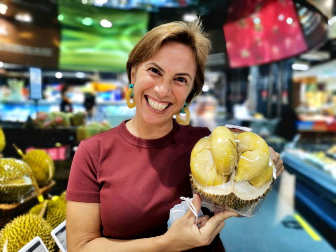 Durian, rainha asiática pelo sabor, pela irreverência, nunca pelo cheirinho forte que exala!
