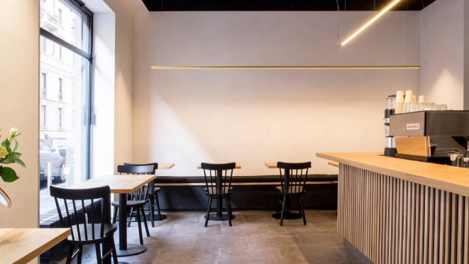 O Loste Cafè, em Milão, é uma mix de bar, wine-bar e confeitaria