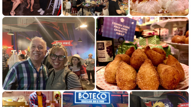 Festa Junina sem casamento caipira, sem quadrilha não é Festa Junina não! E só assim para a prosa parar, para se separar dos doces e salgadinhos!