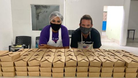Para impulsionar doações, Gastromotiva lança campanha Chega de Fome