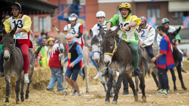 Um dos destaques da manifestação é a Corrida de Jegues