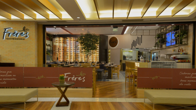 O Fréres fica no Park Gourmet, no ParkShoppingBarigüi. Foto: Lígia Lagos/Divulgação
