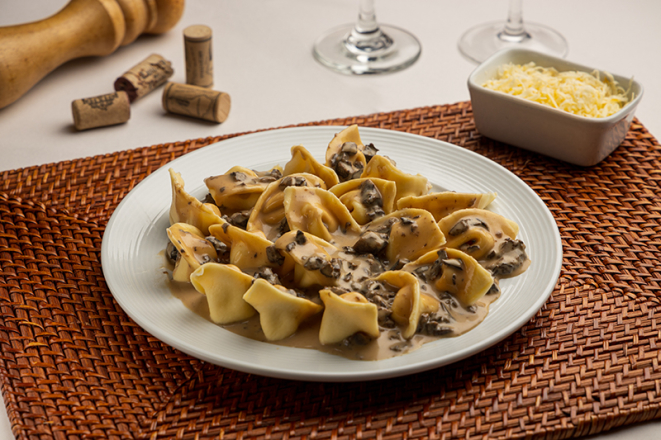 Tortellini de funghi, do Fornão. Foto: Fernando Zequinão.