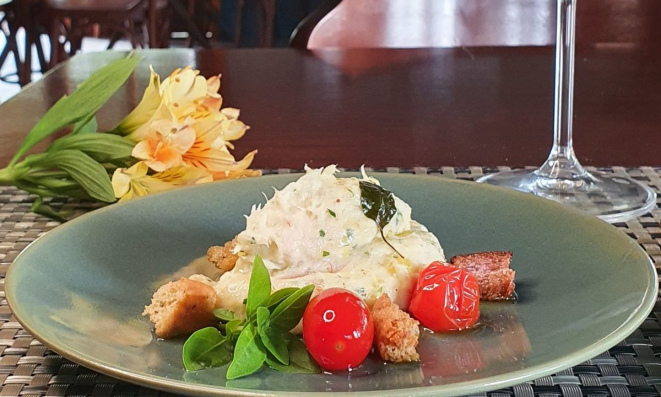 Brandade de bacalhau, um dos preparos do Gianttura.