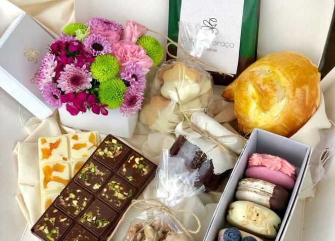 Preparo da Cheia de Graça.