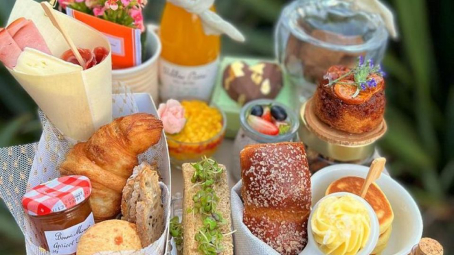 Cesta montada pela Petit Pop.