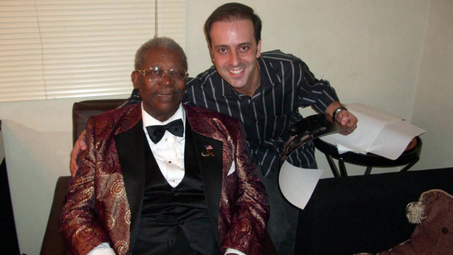 Rodrigo Florenzano - 35 anos de música - com a lenda B.B. King.