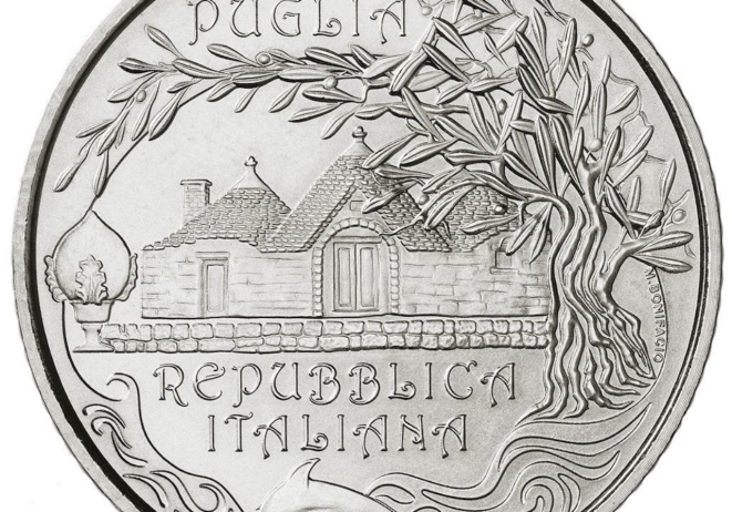 Casa da Moeda lança moeda que homenageia a gastronomia da Puglia