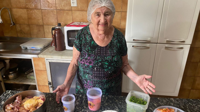 Galinha a passarinho do Raimundo é uma das Receitas da Saudade contidas no e-book. Foto: Acervo Pessoal