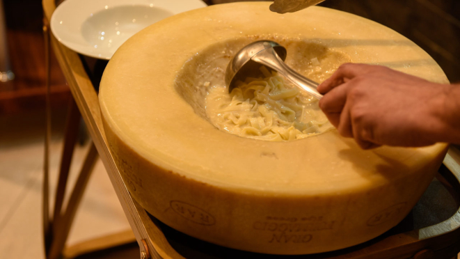 Don Milo tem cozinha italiana farta e autêntica.