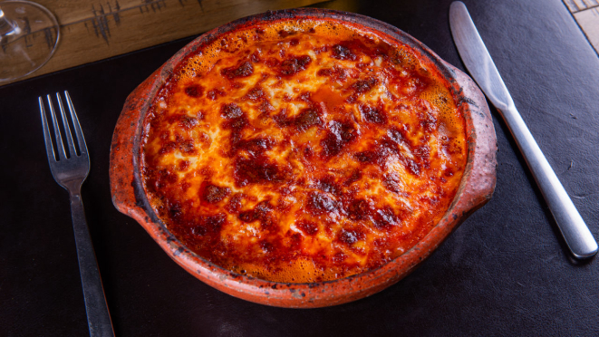 Conchiglia à napolitana, uma das opções de prato principal do Barolo.