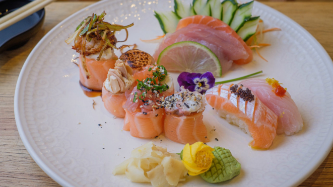 Combinado especial, com seleção do chef, no Musume.