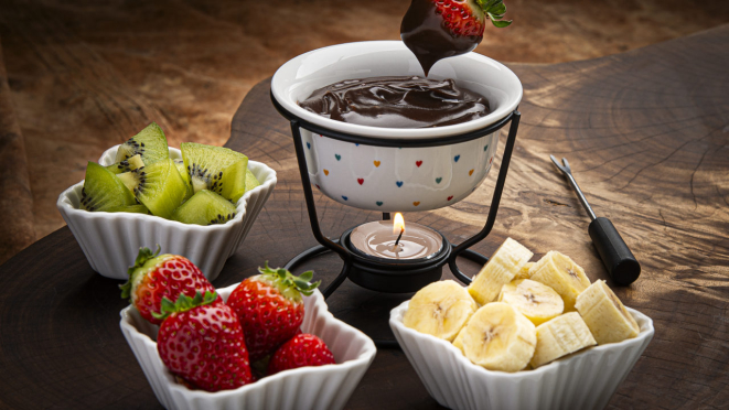 Conjunto de fondue petit exclusivo da Dcor & Gift.