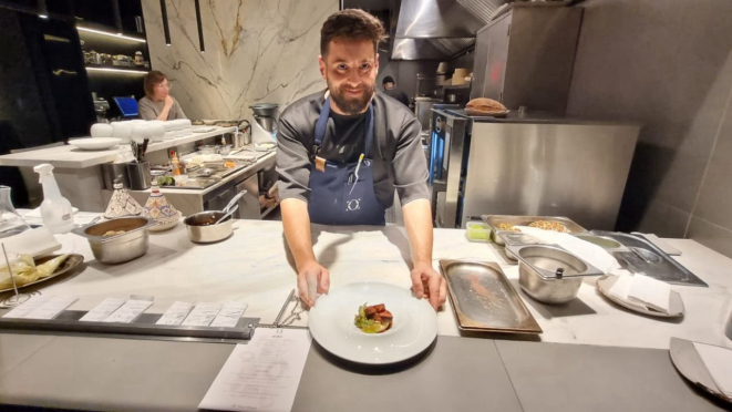 O chef Bruno Guarnido veio direto do resturante Oro, no Rio de Janeiro, para assumir o comando da cozinha do Ob.ST.
