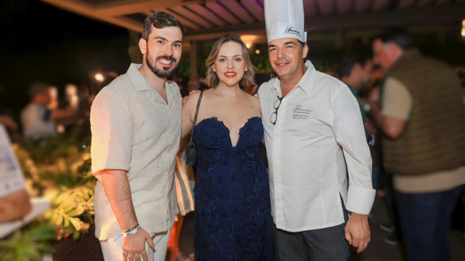 Festa no hotel Fairmont teve jantar assinado por Thomas Troisgros do Rio, Tomás Kalika de Buenos Aires e Tomás Bermudes do México.