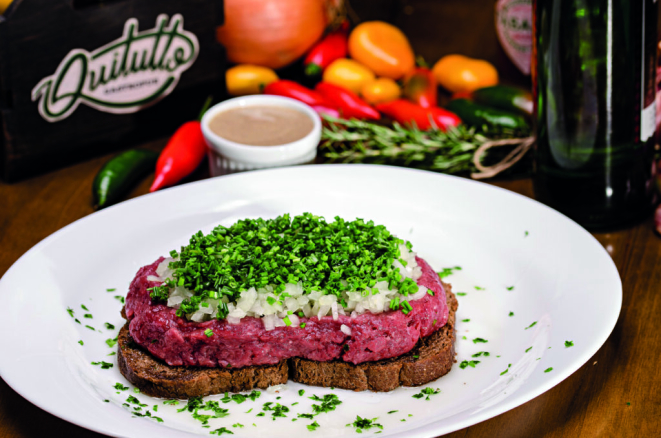 A carne de onça do Quitutto. Foto: divulgação.