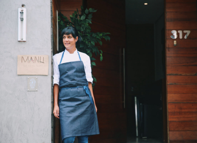 A chef Manu Buffara, do Restaurante Manu.