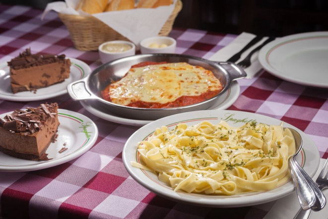 Um dos combos do Restaurante Spaghetto pode ser apreciado por duas pessoas (Foto: divulgação)