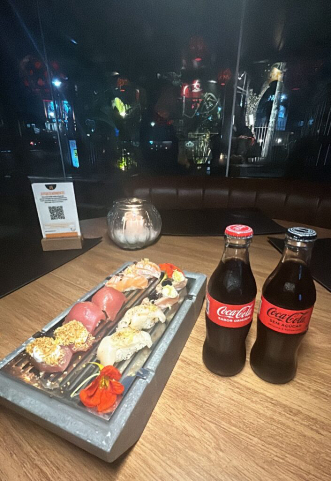 Culinária asiática no Taj Bar Curitiba harmoniza muito bem com Coca-Cola