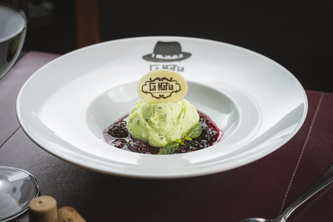 Gelato Basilico, do La Mafia. Foto: Priscilla Fiedler.