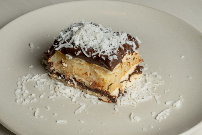 Palha Italiana de Prestígio, do Sax Coffee & More. Foto: Camila Cardoso/Festival Gourmet.