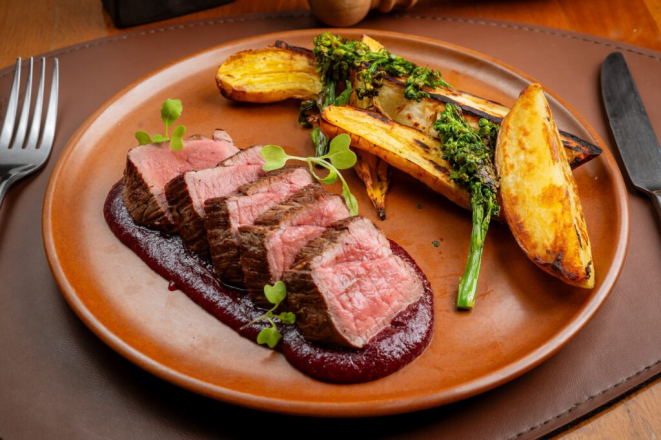 Topside Beef Grelhado, do Grés. Foto: Priscilla Fiedler/Festival Bom Gourmet.
