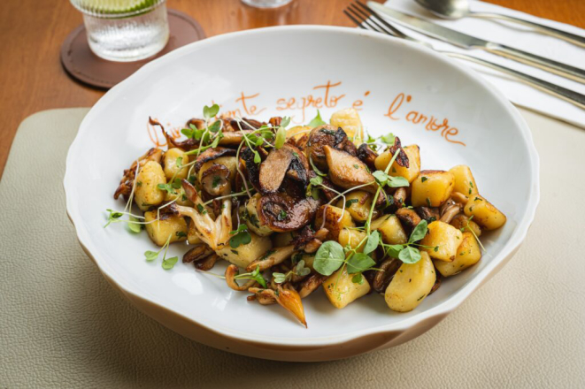 Gnocchi ai Funghi. Foto: Priscilla Fiedler/Festival Bom Gourmet.