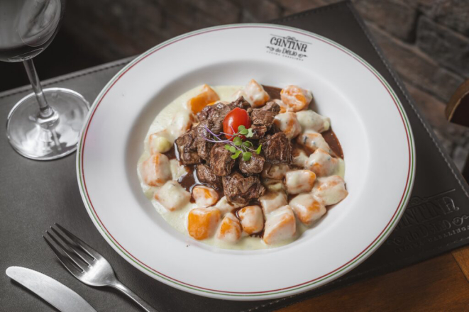 Gnocchi di Zucca con Cubi di Filetto. Foto: Priscilla Fiedler/Festival Bom Gourmet.