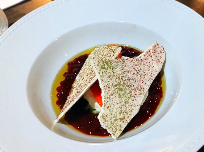 Sagu de amora, lavanda e morango. | Foto: Anacreon de Téos