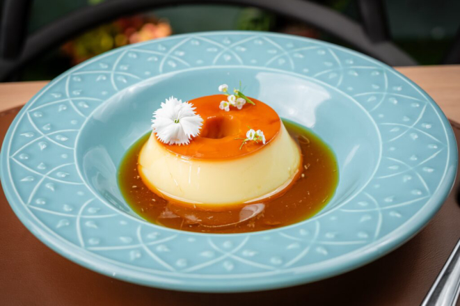 Pudim de Leite, do Katezzi. Foto: Priscilla Fiedler/Festival Bom Gourmet.
