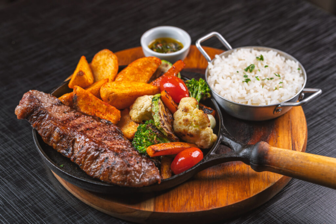 Churrasco, do Villa Bistrô, estará com desconto no Circuito Bom Gourmet de Inverno. Foto: Priscilla Fiedler/Divulgação.