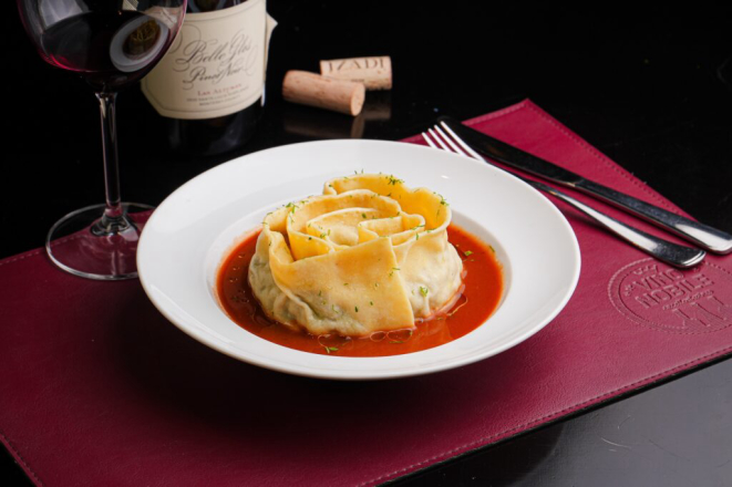 Ravioli Rabo de Dragão, do Vino Nobile, integra o crdápio do Circuito Bom Gourmet de Inverno. Foto: Divulgação.