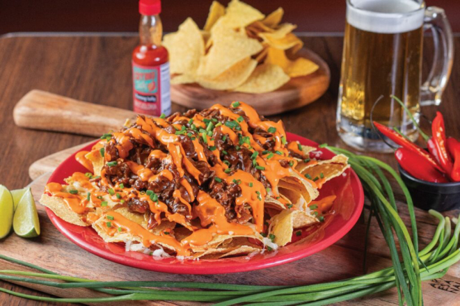 Pork Nachos, do Mustang Sally do Shopping Palladium, terá 30% de desconto durante o Circuito. Foto: Divulgação.
